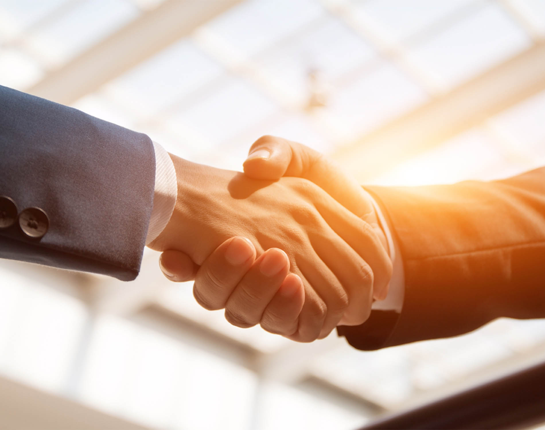 business people handshaking business people handshaking