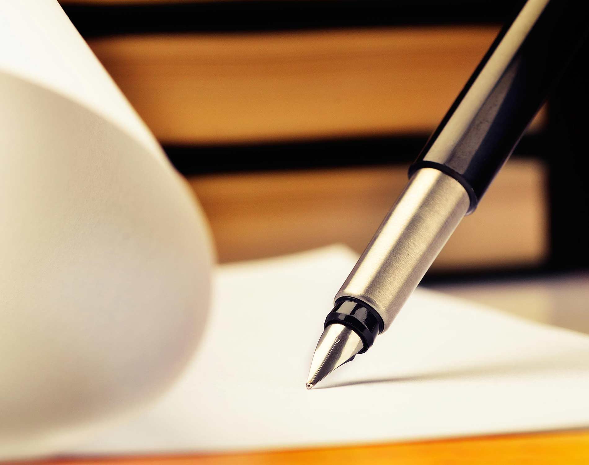 Pen signing Pen signing
